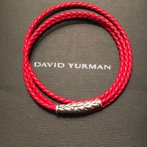 David Yurman triple wrap chevron bracelet